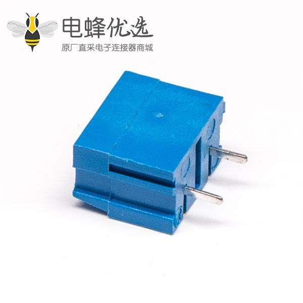 2 芯 快速接线端子直式蓝色16A电流直式插PCB板