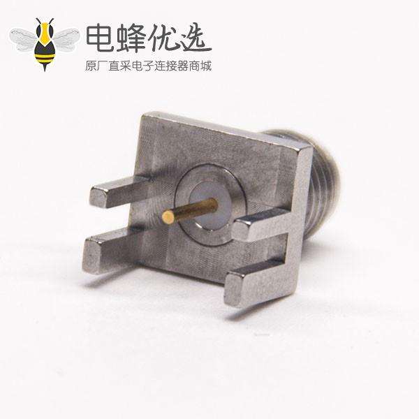 微波连接器2.92MM母头卡板接PCB