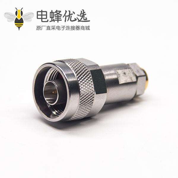 高频N型连接器公头接线