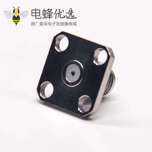 SMA母头直式4孔法兰接PCB板