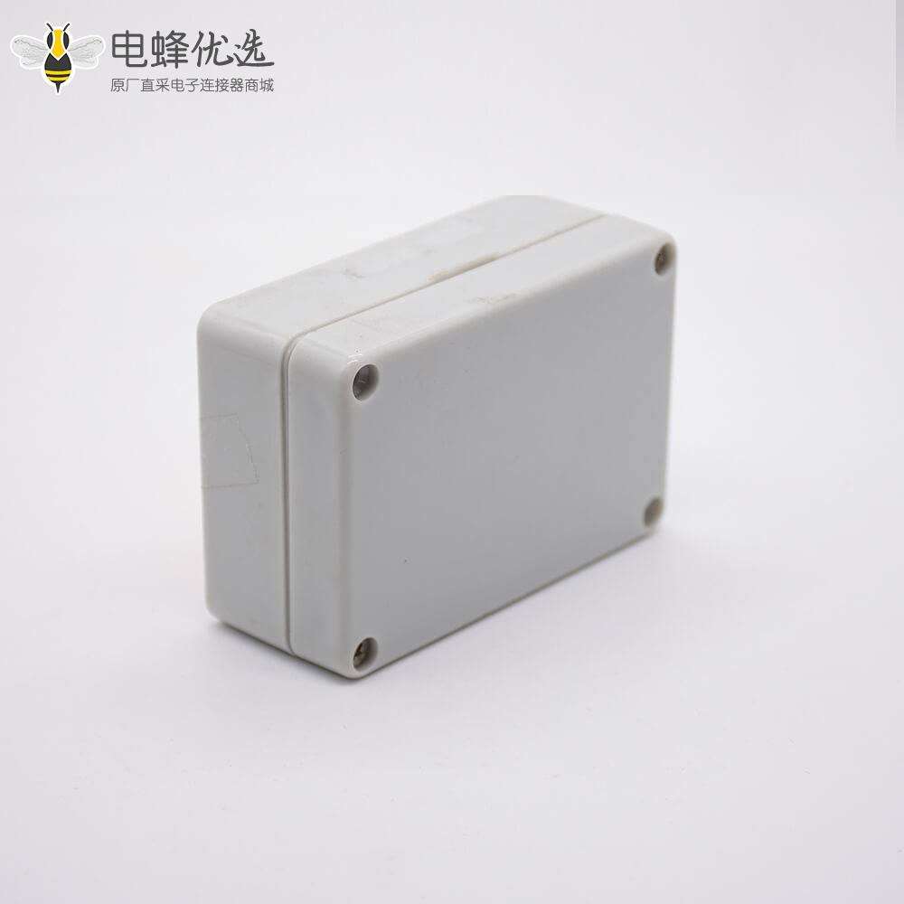 ABS防水接线盒矩形58&times;83&times;33螺丝固定塑料电源分线盒