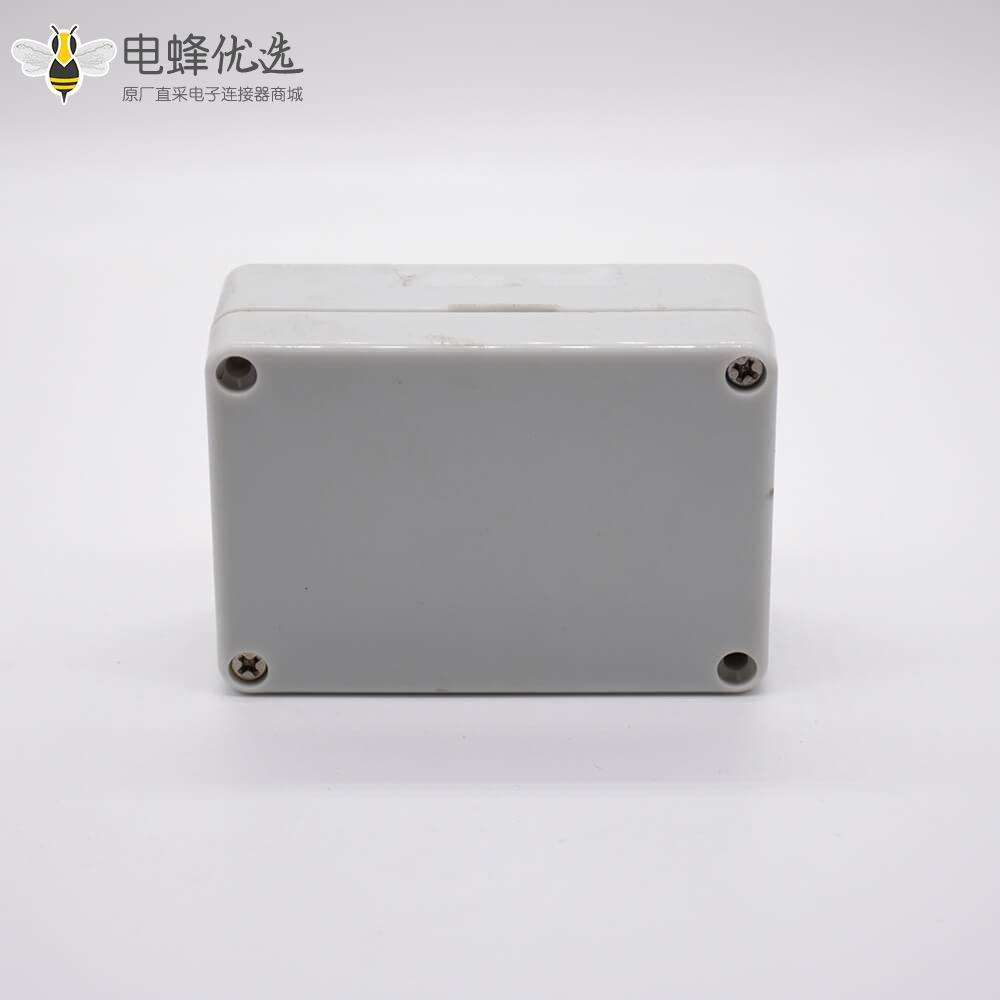 ABS防水接线盒矩形58&times;83&times;33螺丝固定塑料电源分线盒
