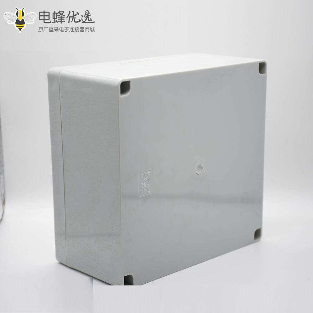 电缆防水接线盒190&times;188&times;100螺丝固定ABS塑料防水盒