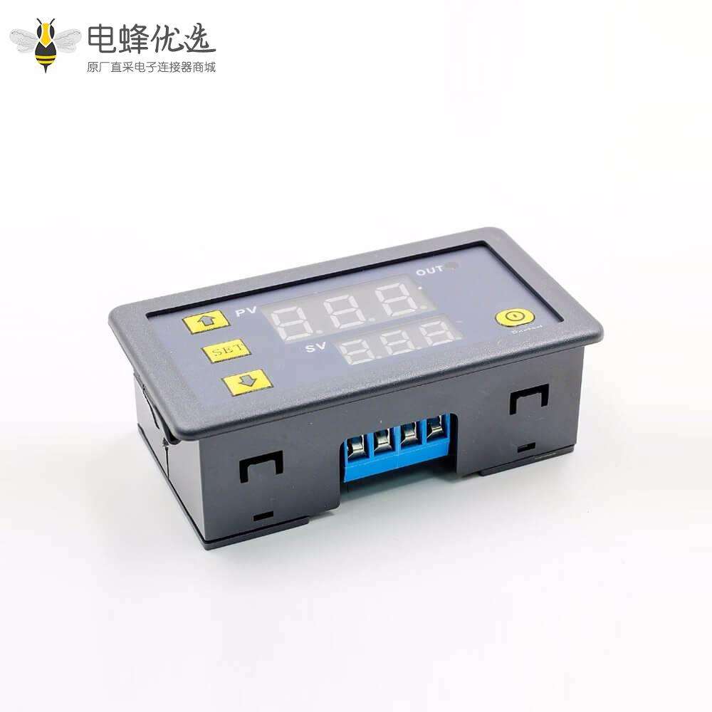 多功能延时继电器模块DC 12V/24V延时定时器双显示屏多功能