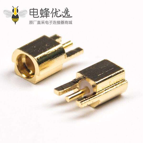 MMCX母头直式连接器沉板式接PCB板镀金
