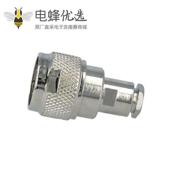 N型公头直式锁接接线连接器