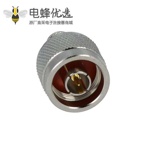 N公头直式50&Omega;压接连接器,用于连接电缆