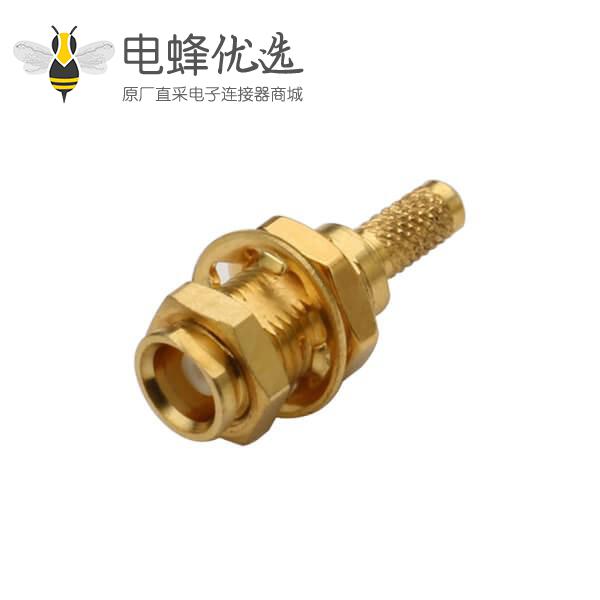 50&Omega;同轴电缆mcx连接器直式穿墙连接线RG178