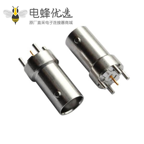 bnc直通母头 射频同轴锌合金 PCB板