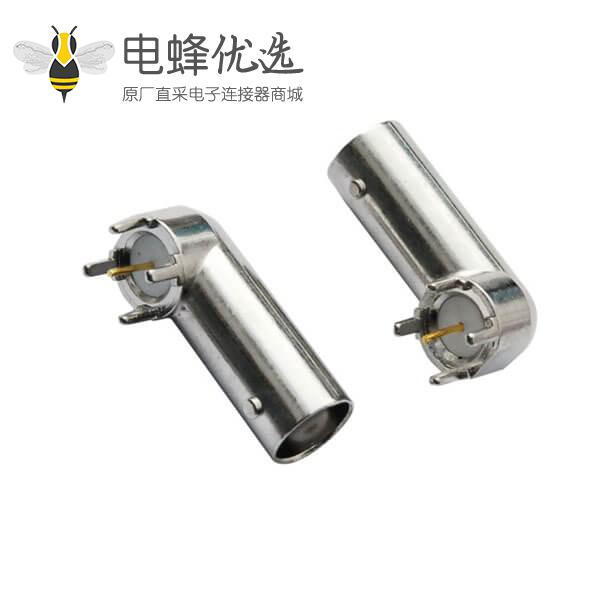 电视射频接口 母头5引脚 BNC同轴连接器 PCB板端