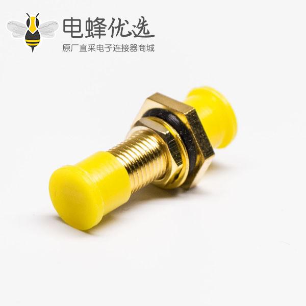 SMA母头转SMA母头直式穿墙射频同轴连接器