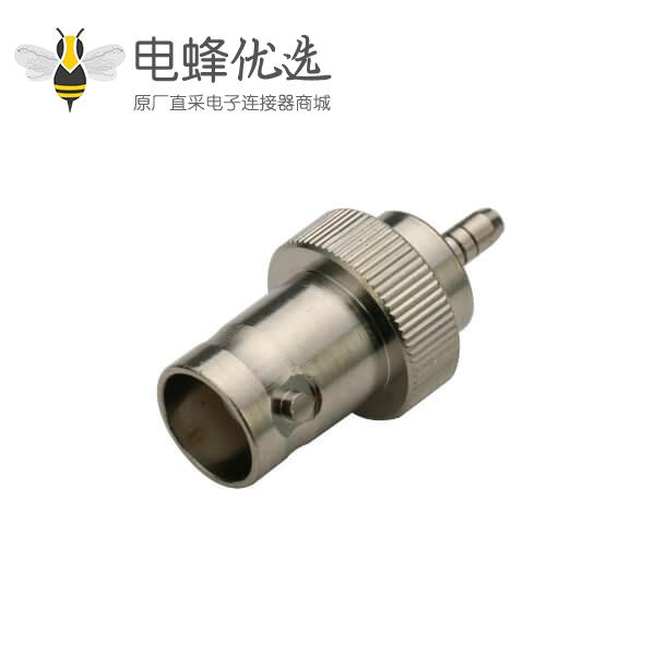 直式焊接射频同轴BNC 母头50欧 电缆连接器