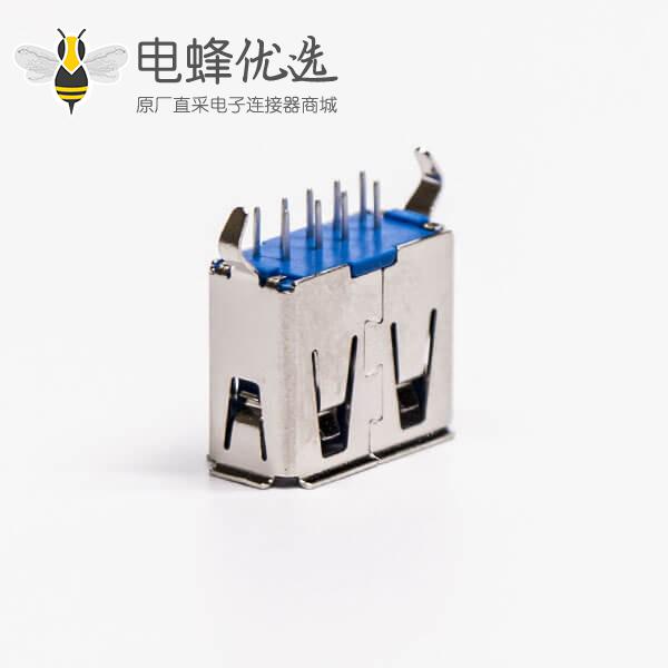 usb3.0 a母头短体type a 180&deg;直式dip插板