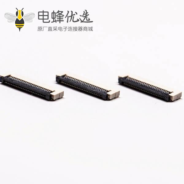 0.5mm fpc 封装24针卧式无锁双面接1.2H板端插座