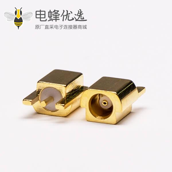 mcx贴片射频接头母头直式镀金接PCB板