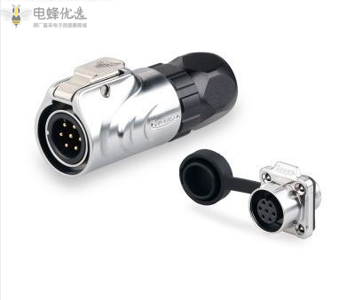 LP-12-7芯公头方座全金属航空插头插座微小型方形座连接器