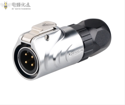 LP-12-4芯全金属圆型防水航空插头微小型方形座连接器