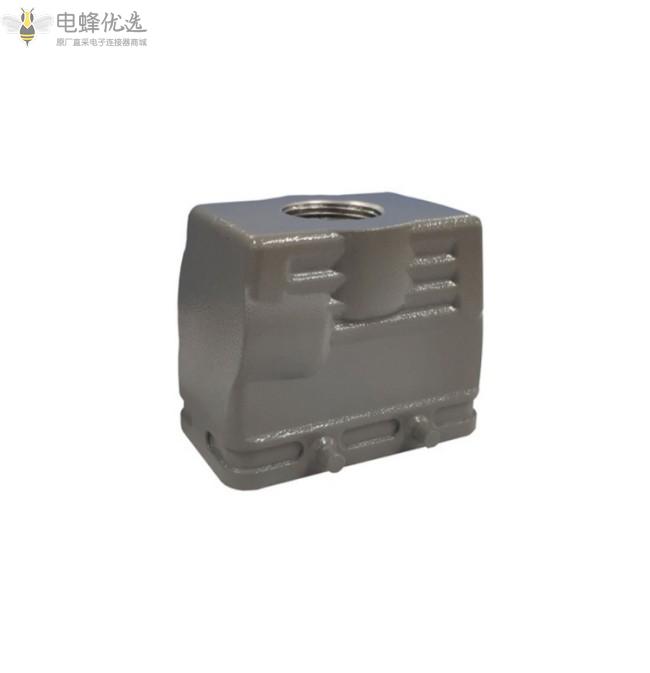 矩形重载连接器紧凑形42芯10A航空插头热流道插座