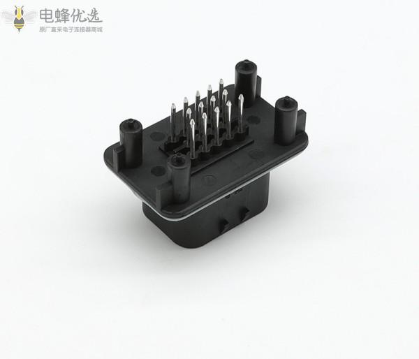 776262-1新能源14孔汽车连接器ECU控制型插头插件PCB密封防水连接器