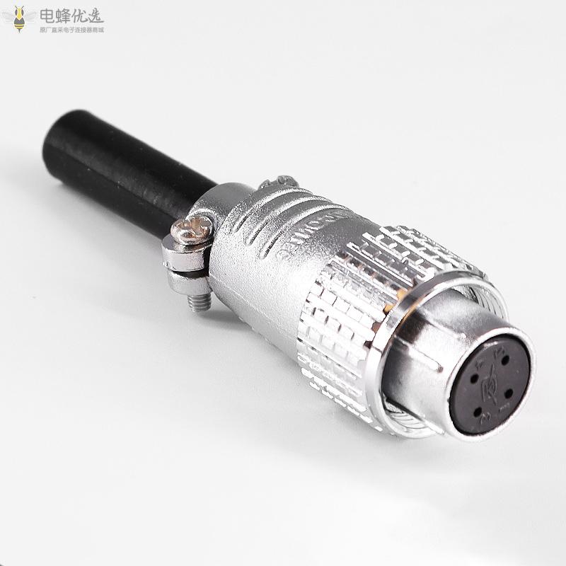 TP20_4芯公母对接连接器航空连接器焊线式插头厂家批发