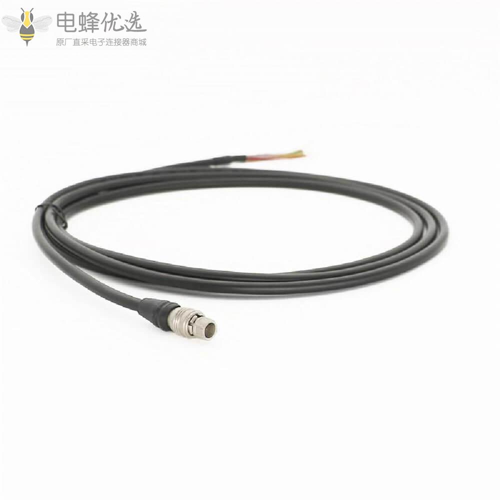 HR25A-7P-8P连接器工业相机插头公头8针电缆1M线束线材生产厂家