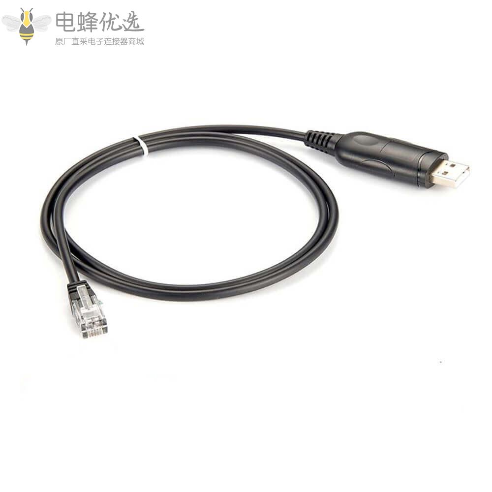 USB2.0带RS232模块转RJ12接1.8米线材（厂家直销）