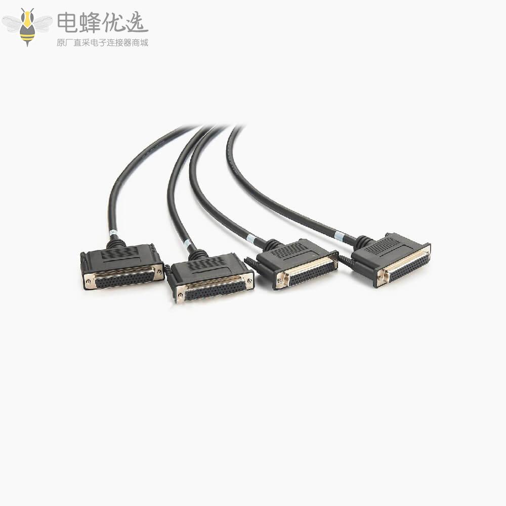 LFH160公头转4个DB50母头接0.5m连接线