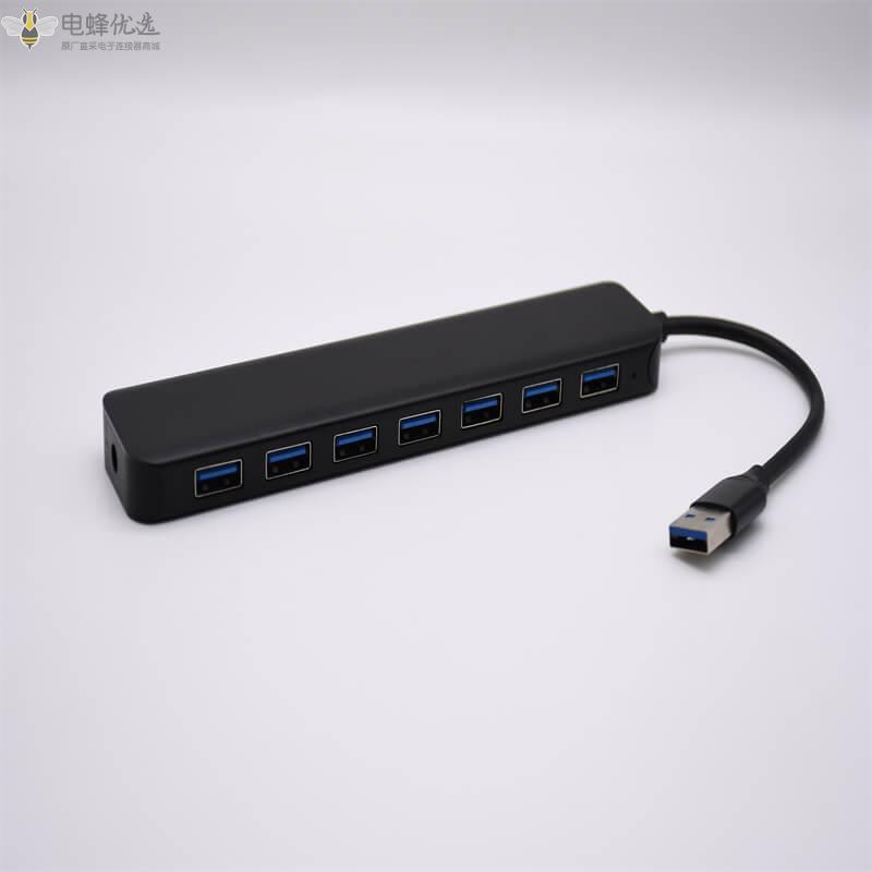 USB3.0扩展坞七合一读卡器USB_A多功能macbook铝壳拓展坞