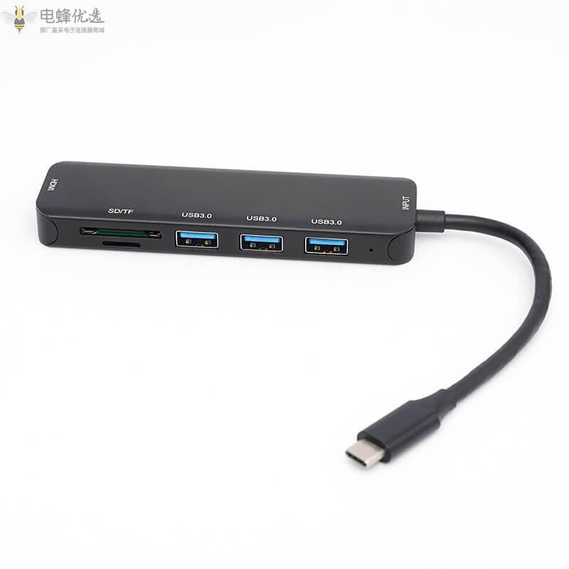多功能6合1_usb_c集线器支持usb_hdmi_pd充电器端口产品特点