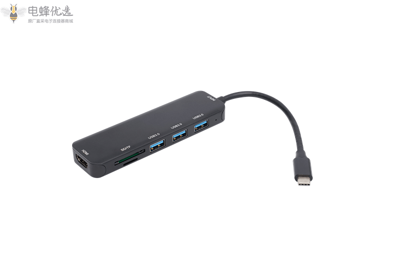 多功能6合1_usb_c集线器支持usb_hdmi_pd充电器端口产品特点