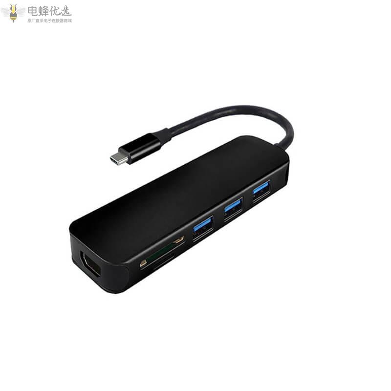 多功能6合1_usb_c集线器支持usb_hdmi_pd充电器端口产品特点