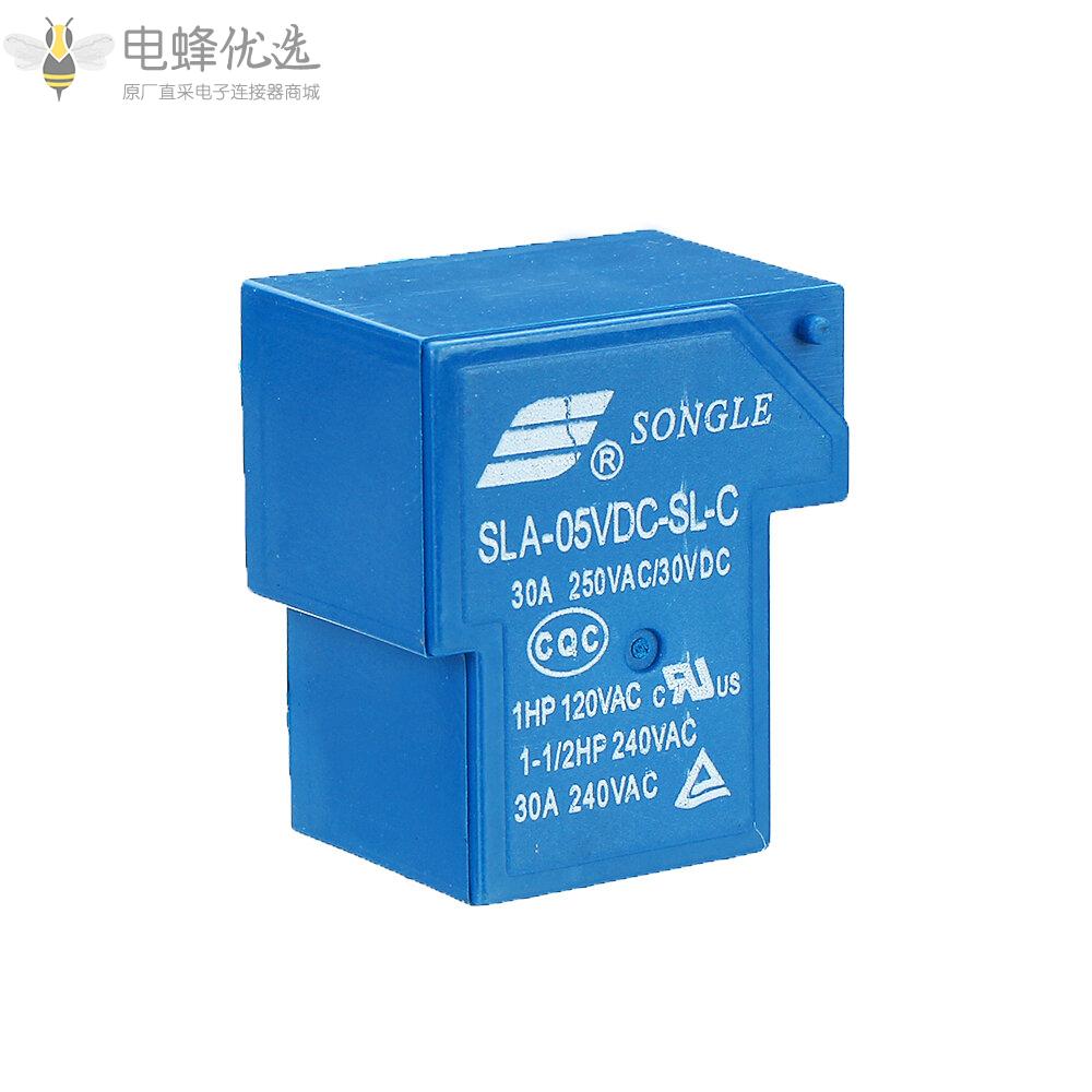 SLA_05V_12V_24VDC_SL_A_SL_C_30A_4/6Pin_T90继电器模块
