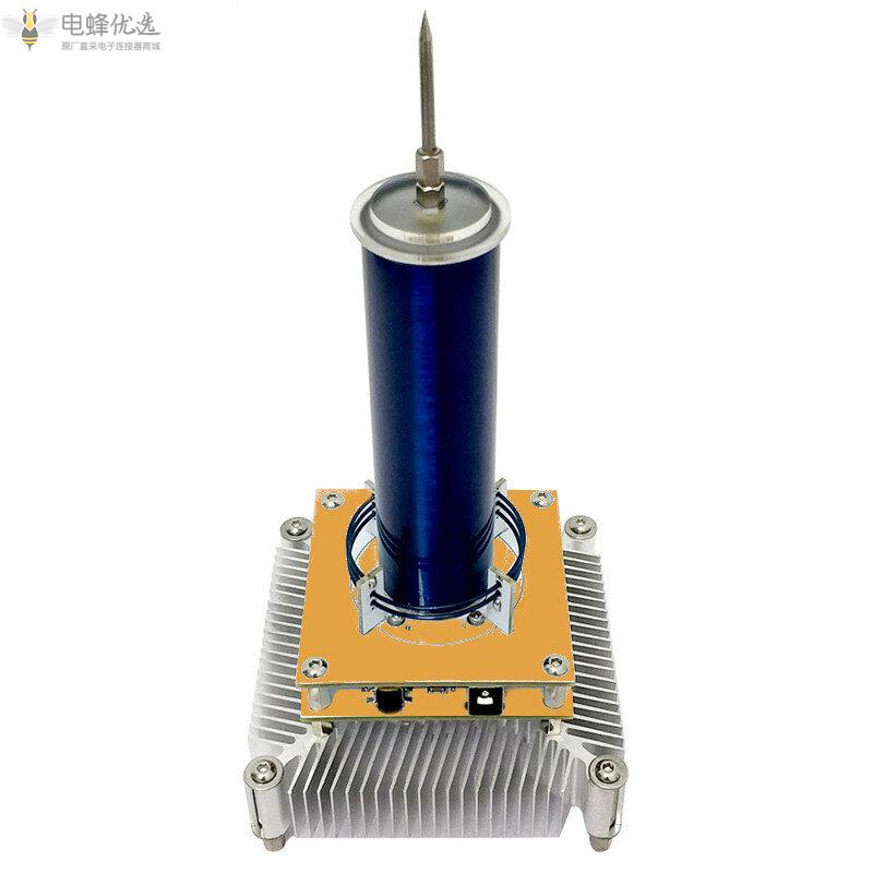 音乐特斯拉线圈亚克力外壳弧形等离子音箱无线传输实验台式玩具模型白色