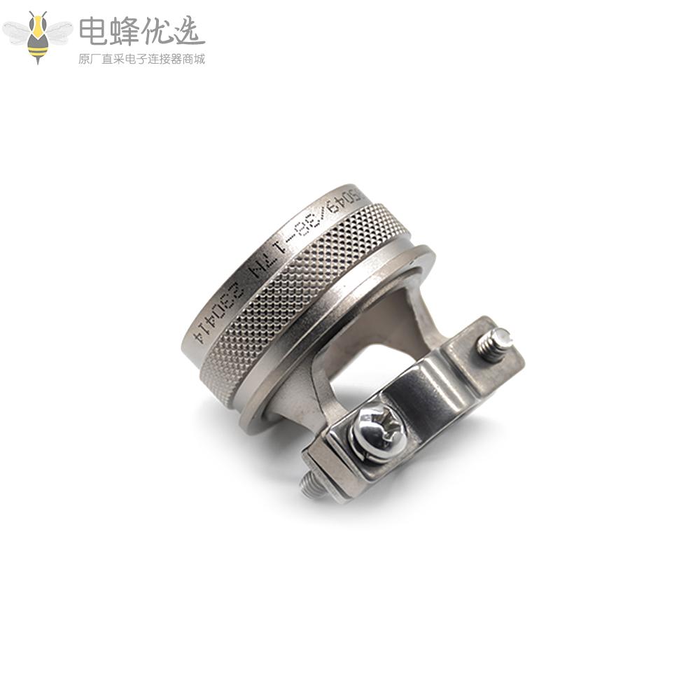 D38999连接器银色镀镍尾附17号壳体直电缆夹