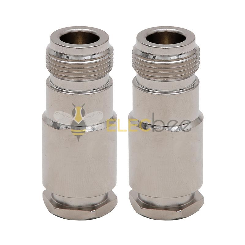 N-K-7全铜射频连接器 N型 L16母头装接式五件套 接50-7/LMR400线