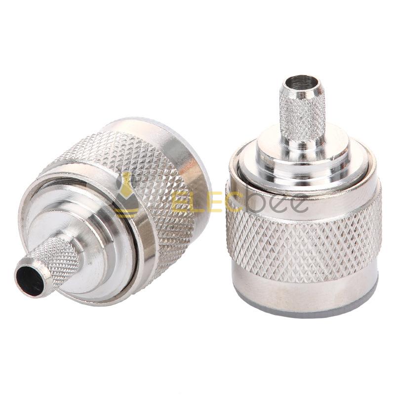 N-J-5全铜射频连接器L16N型公头装接式五件套 接50-5/LMR300线