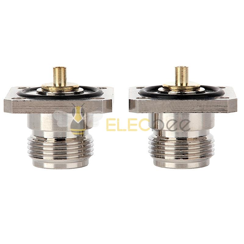 N-KFB2厂家批发N型母头带防水 接RG086线 射频同轴连接器全铜镀镍