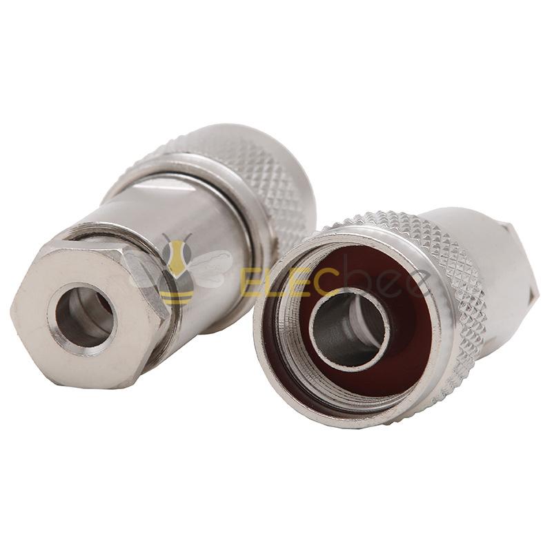 N-J-3 N公头射频连接器N型公头50-3压接天线接头接RG58线 RG142线