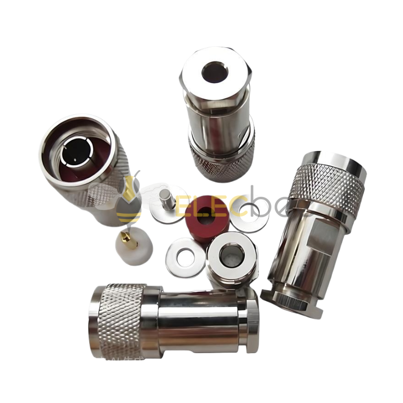 N-C-J-3公头内螺内针50-3压接型RG58/142/400同轴线用射频连接器