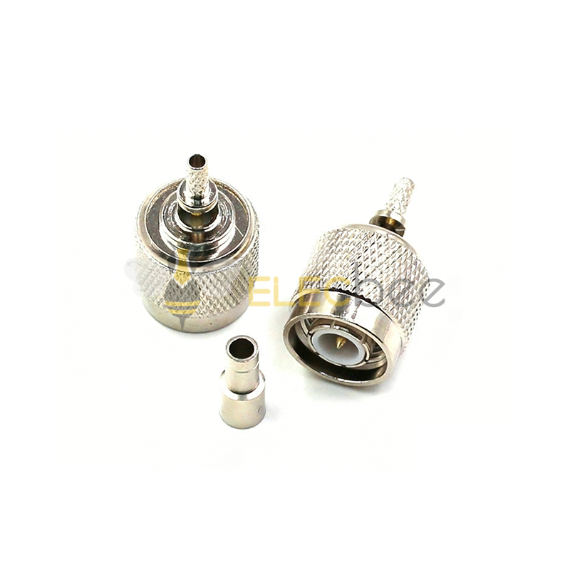 全铜射频连接器 TNC-KF-1.5 开口 4孔法兰18*18MM 未做线 TNC母头