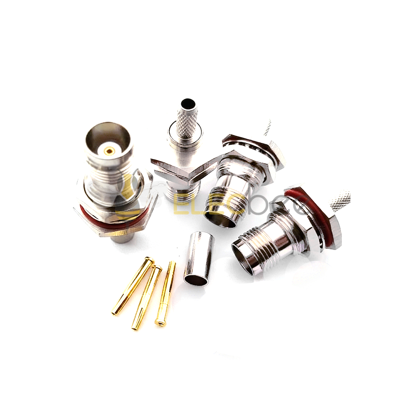 TNC-C-KY-3 直母头 压接式射频连接器 接RG58-3线