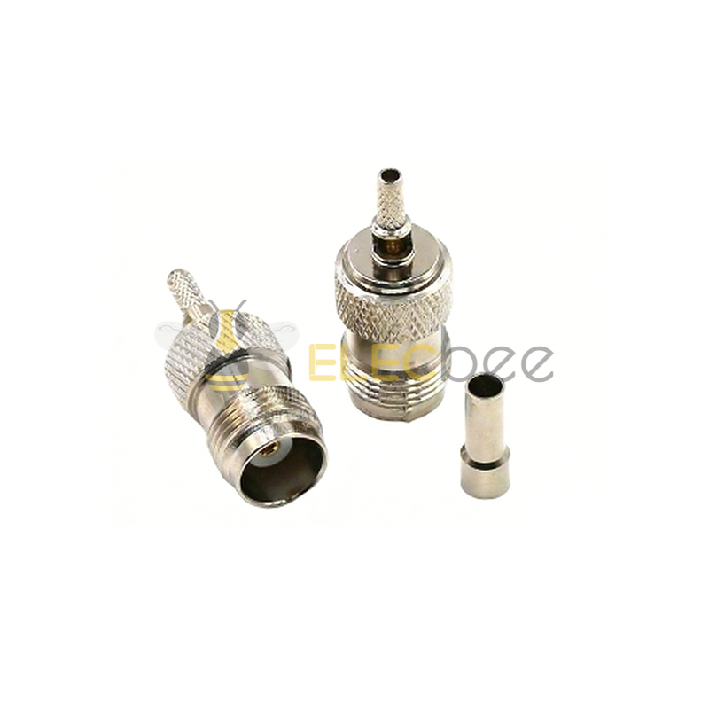 TNC-K-1.5 纯铜 TNC母头装载式接线外螺纹内孔 TNC接头五件套