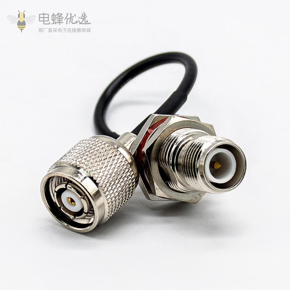 TNC连接头反极公头转反极母头RG174组装线束10CM